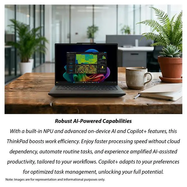 Alt view image 11 of 14 - Lenovo ThinkPad P14s Gen 7 Intel Laptop, 14.5" IPS 60Hz,Intel Core Ultra 7 356H,32GB, RTX PRO 500 Blackwell GPU 6GB GDDR7, 1TB SSD,Win 11 Pro