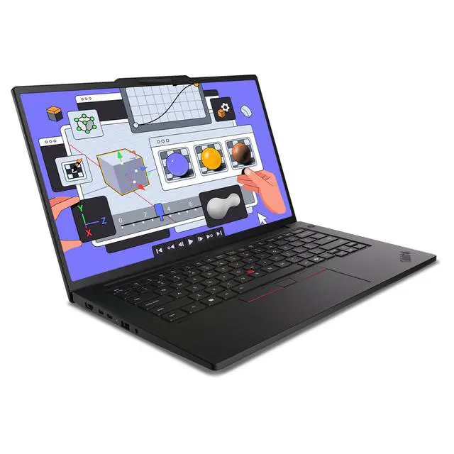 Alt view image 13 of 14 - Lenovo ThinkPad P14s Gen 7 Intel Laptop, 14.5" IPS 60Hz,Intel Core Ultra 7 356H,32GB, RTX PRO 500 Blackwell GPU 6GB GDDR7, 1TB SSD,Win 11 Pro