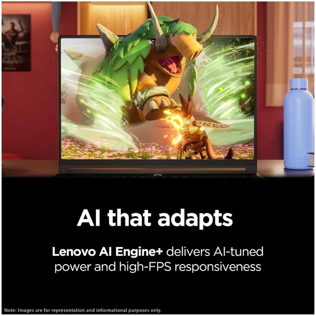 Alt view image 5 of 7 - Lenovo Legion 5 Gaming Laptop, AMD Ryzen AI 9-465, 32 GB DDR5 RAM, 1 TB PCIe SSD, 15.3" WQXGA (2560x1600) 165Hz OLED, Nvidia G-Force RTX 5070, Zoned RGB Backlit, W11 Home, Black+Traix MousePad