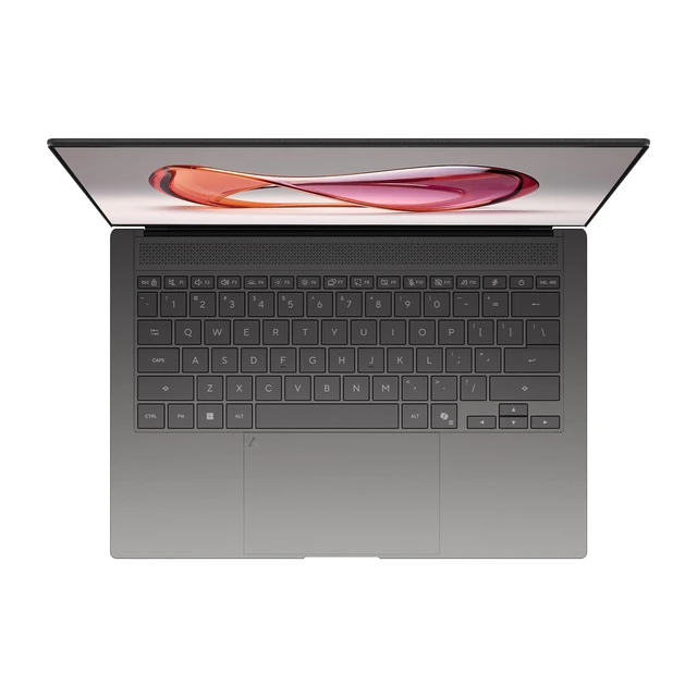 Alt view image 6 of 7 - Asus Zenbook S14 Laptop, Intel Ultra 7-356H, 32 GB LPDDR5X RAM, 2 TB PCIe SSD, 14" WQXGA+ (2880x1800) 120Hz OLED Touchscreen, Intel Graphics, Backlit Keyboard, W11 Pro, Antrim Grey + Traix MousePad