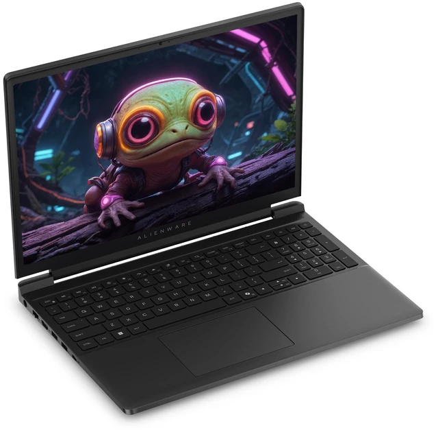Alt view image 5 of 7 - Alienware 15 Gaming Laptop, Intel 7-240H, 16 GB DDR5 RAM, 512 GB PCIe SSD, 15.3" WUXGA (1920x1200) 165Hz, Nvidia G-Force RTX 4050, White Backlit Keyboard, W11 Home, Black + Traix MousePad