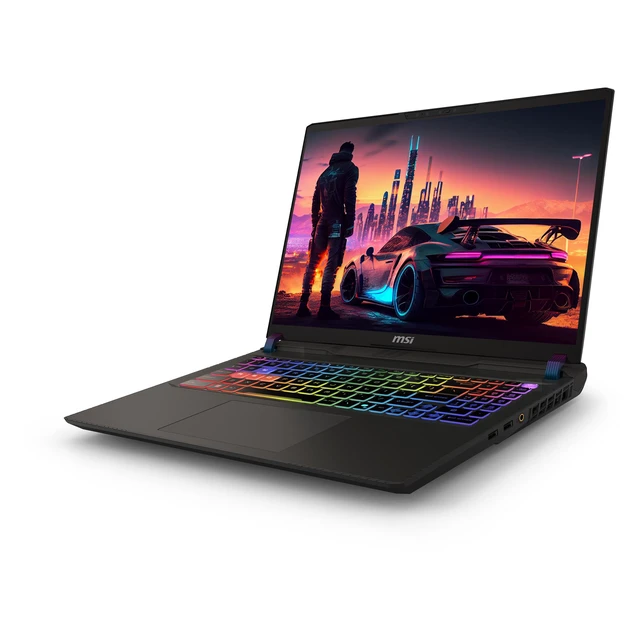Alt view image 6 of 7 - MSI Vector 16 HX Gaming Laptop, Intel Ultra 9 275HX, 32 GB DDR5 RAM, 1 TB PCle SSD, 16" QHD+ (2560x1600) 240Hz, Nvidia G-Force RTX 5080, RGB Backlit Keyboard, W11 Home, Cosmos Gray + Traix MousePad