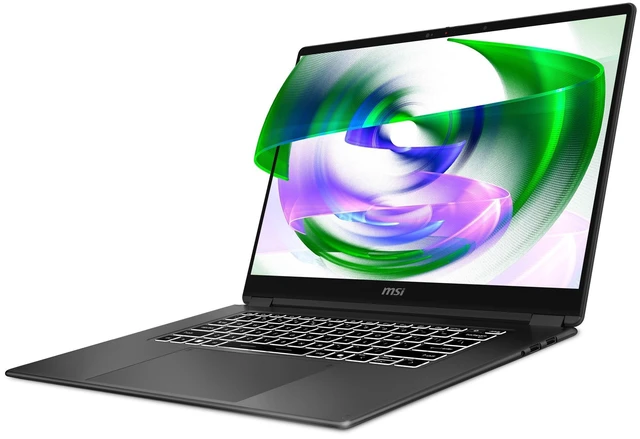Alt view image 7 of 7 - msi Prestige 16 AI+ Copilot+ Laptop, Intel Ultra X7-358H, 32 GB LPDDR5x RAM, 2 TB PCIe SSD, 16" 2.8K (2880x1800) Touchscreen, Intel Arc B390, Backlit Keyboard, W11 Home, Platinum Gray, Traix Mousepad