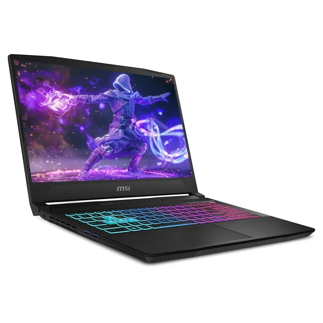 Alt view image 6 of 7 - MSI Katana 15 HX Gaming Laptop, Intel i7-14650HX, 64 GB DDR5 RAM, 2 TB PCIe SSD, 15.6" QHD (2560x1440) 165Hz Display, Nvidia G-Force RTX 5070, 4-Zone RGB Keyboard, W11 Home, Black