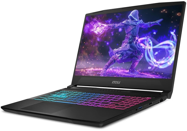 Alt view image 7 of 7 - MSI Katana 15 HX Gaming Laptop, Intel i7-14650HX, 64 GB DDR5 RAM, 2 TB PCIe SSD, 15.6" QHD (2560x1440) 165Hz Display, Nvidia G-Force RTX 5070, 4-Zone RGB Keyboard, W11 Home, Black