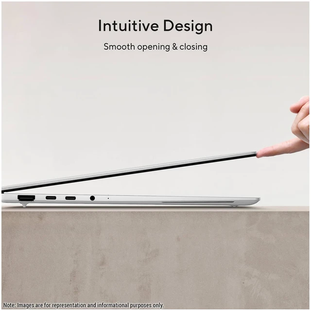 Alt view image 5 of 7 - Asus Zenbook S14 Laptop, Intel Ultra 9 - 386H, 32 GB LPDDR5X RAM, 1 TB PCIe SSD, 14" 3K (2880x1800) Touchscreen 120Hz, Intel Graphics, Backlit Keyboard, W11 Home, Scandinavian White + Traix MousePad