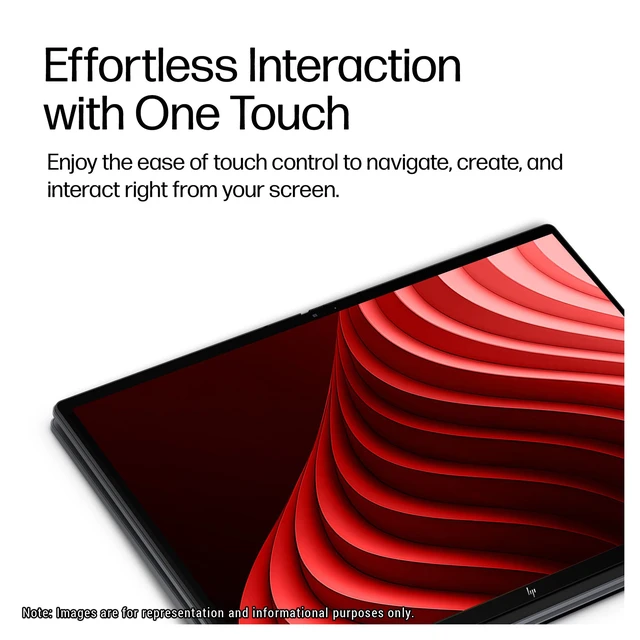 Alt view image 3 of 7 - HP OmniBook X Flip 2-in-1 Laptop, Intel Core Ultra 9 - 386H, 32 GB LPDDR5X RAM, 1 TB PCIe SSD, 16" 3K (2880x1800) Touchscreen, Intel Graphics, Backlit Keyboard, W11 Home, Eclipse Gray+Traix MousePad