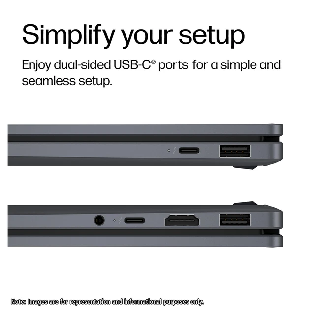 Alt view image 5 of 7 - HP OmniBook X Flip 2-in-1 Laptop, Intel Core Ultra 9 - 386H, 32 GB LPDDR5X RAM, 1 TB PCIe SSD, 16" 3K (2880x1800) Touchscreen, Intel Graphics, Backlit Keyboard, W11 Home, Eclipse Gray+Traix MousePad