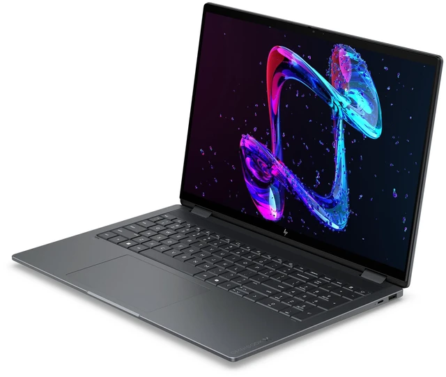 Alt view image 7 of 7 - HP OmniBook X Flip 2-in-1 Laptop, Intel Core Ultra 9 - 386H, 32 GB LPDDR5X RAM, 1 TB PCIe SSD, 16" 3K (2880x1800) Touchscreen, Intel Graphics, Backlit Keyboard, W11 Home, Eclipse Gray+Traix MousePad