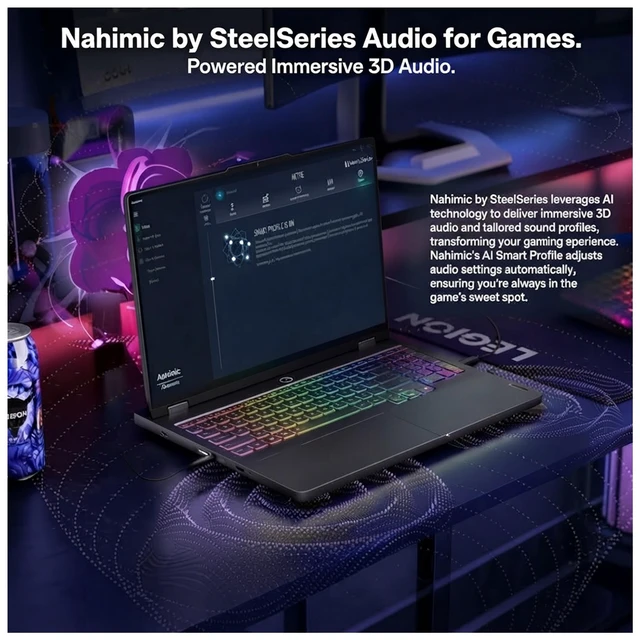 Alt view image 2 of 7 - Lenovo Legion Pro 5i Gaming Laptop, Intel Ultra 7-251HX, 32 GB DDR5 RAM, 1 TB PCIe SSD, 16" WQXGA (2560x1600), Nvidia G-Force RTX 5070, 24-Zone RGB Backlit, W11 Pro, Eclipse Black + Traix MousePad
