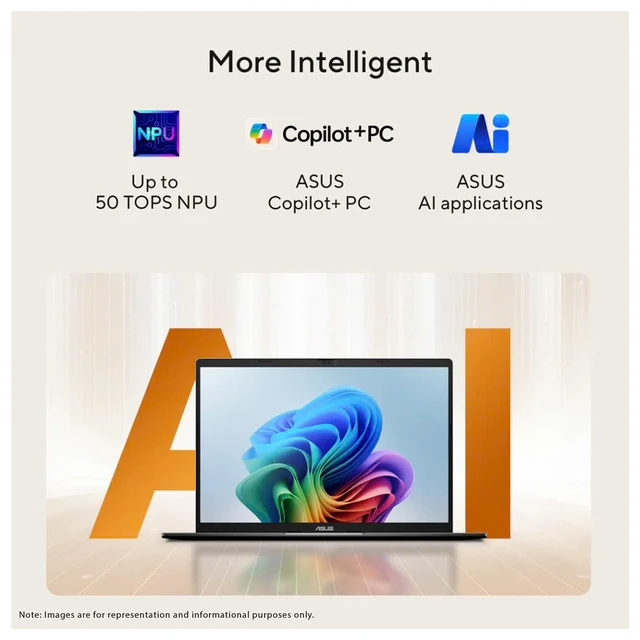 Alt view image 2 of 7 - Asus Vivobook S16 Copilot+ Laptop, AMD Ryzen AI 9-465, 64 GB DDR5 RAM, 4 TB PCIe SSD, 16" WUXGA (1920x1200), AMD Radeon Graphics, Backlit Keyboard, W11 Pro, Matte Gray + Traix MousePad