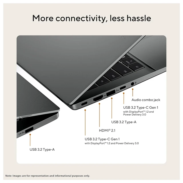 Alt view image 3 of 7 - Asus Vivobook S16 Copilot+ Laptop, AMD Ryzen AI 7-445, 32 GB DDR5 RAM, 1 TB PCIe SSD, 16" WUXGA (1920x1200), AMD Radeon Graphics, Backlit Keyboard, W11 Pro, Matte Gray + Traix MousePad