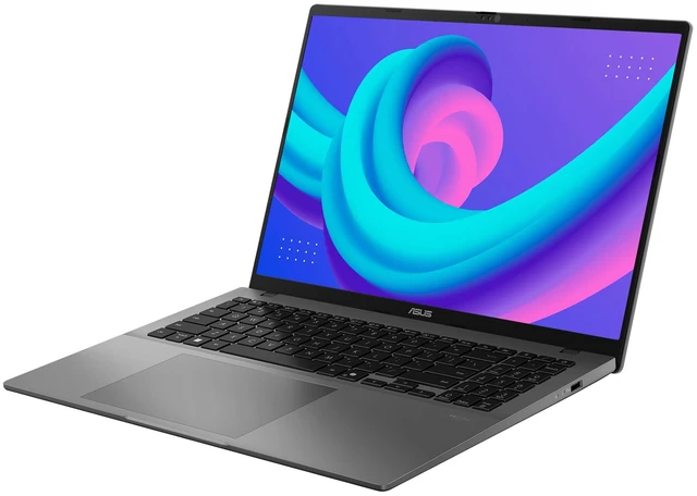 Alt view image 6 of 7 - Asus Vivobook S16 Copilot+ Laptop, AMD Ryzen AI 7-445, 32 GB DDR5 RAM, 1 TB PCIe SSD, 16" WUXGA (1920x1200), AMD Radeon Graphics, Backlit Keyboard, W11 Pro, Matte Gray + Traix MousePad