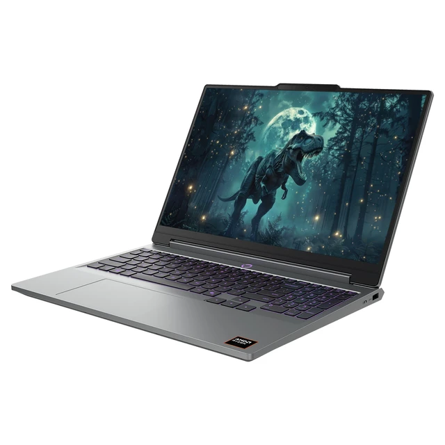 Alt view image 5 of 7 - Lenovo LOQ Gaming Laptop, AMD Ryzen 7-250, 64 GB DDR5 RAM, 4 TB PCIe SSD, 15.3" WUXGA (1920x1200) 165Hz, Nvidia G-Force RTX 5060, 1-Zone RGB Backlit, W11 Home, Lune Grey + Traix MousePad