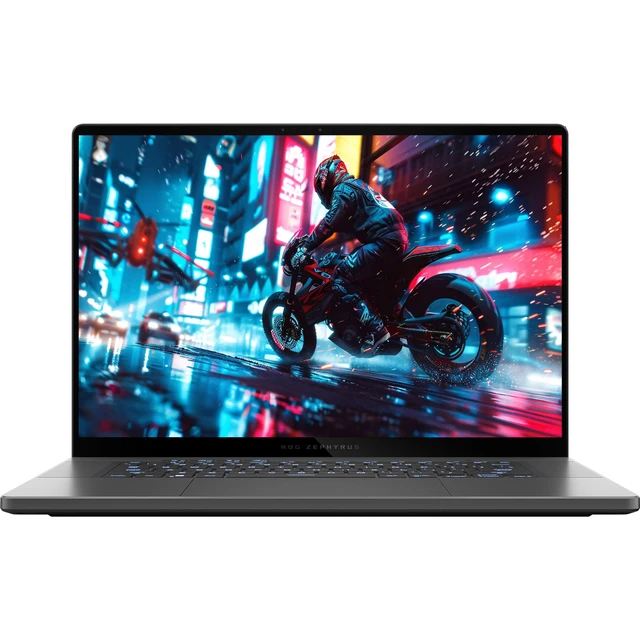 Alt view image 6 of 7 - Asus ROG Zephyrus G16 Gaming Laptop, Intel Ultra 9-285H, 32 GB LPDDR5X RAM, 4 TB PCIe SSD, 16" 2.5K(2560x1600)240Hz, Nvidia GeForce RTX 5080, 1-Zone RGB Backlit, W11 Pro, Eclipse Gray+Traix MousePad