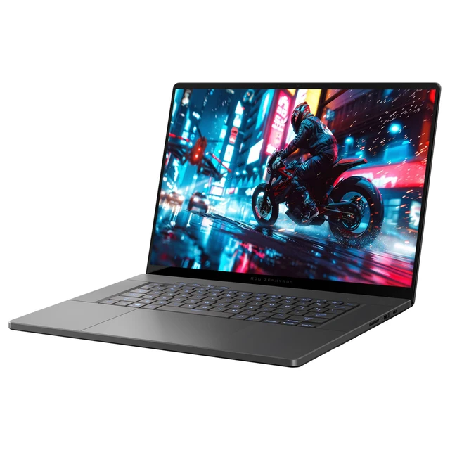 Alt view image 5 of 7 - Asus ROG Zephyrus G16 Gaming Laptop, Intel Ultra 9-285H, 32 GB LPDDR5X RAM, 4 TB PCIe SSD, 16" 2.5K(2560x1600)240Hz, Nvidia GeForce RTX 5080, 1-Zone RGB Backlit, W11 Home, Eclipse Gray+Traix MousePad