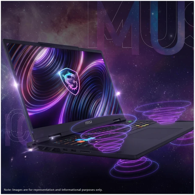 Alt view image 3 of 7 - MSI Raider 16HX Gaming Laptop, Intel Ultra 9-275HX, 32 GB DDR5 RAM, 2 TB PCIe SSD, 16" QHD+ (2560x1600) 240Hz, Nvidia GeForce RTX 5070Ti, 24-Zone RGB Backlit, W11 Pro, Core Black + Traix MousePad