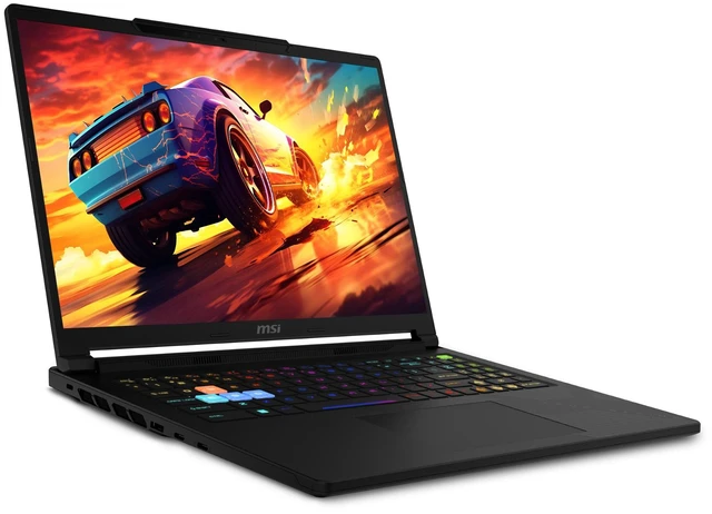 Alt view image 6 of 7 - MSI Raider 16HX Gaming Laptop, Intel Ultra 9-275HX, 32 GB DDR5 RAM, 2 TB PCIe SSD, 16" QHD+ (2560x1600) 240Hz, Nvidia GeForce RTX 5070Ti, 24-Zone RGB Backlit, W11 Pro, Core Black + Traix MousePad