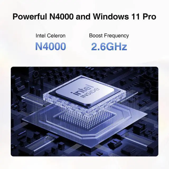Alt view image 4 of 7 - BiTECOOL 14-inch Windows 11 Laptop Computer, 8GB RAM 256GB SSD Laptop, Intel Celeron N4000 Dual Core up to 2.6GHz, FHD IPS Display, 2.4G/5G WiFi, BT5.1, Webcam, Lightweight and Portable