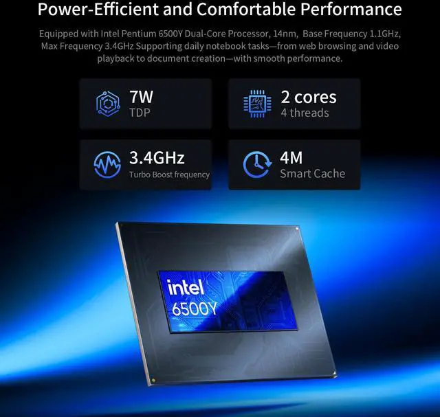 Alt view image 3 of 7 - BiTECOOL 15.6 IPS-FHD-Laptop, 32GB RAM 512GB SSD Intel 6500Y (up to 3.4GHz), Multi-Ports Lightweight Computer for Student-Home WiFi 5 BT5.0 Windows 11 Pro