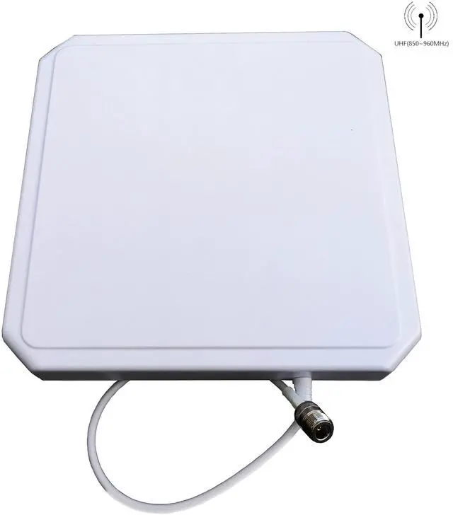 Main image of H-2 Technik High-Gain 12dBi Directional Panel Antenna with N-Type Connector - 850-960MHz, 50, 0.4m Feed Cable e.g. UHF RFID/LoRa Network