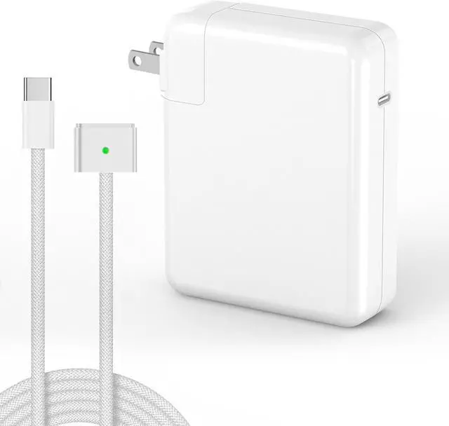 Main image of 140W USB-C Power Adapter - Mac Book Pro Charger, USB-C to Magnetic 3 Cable Compatible with Mac Book Pro/Air 2021-2024(M1,M2,M3 14-16 inch)- Nylon Braided 6.6 Ft