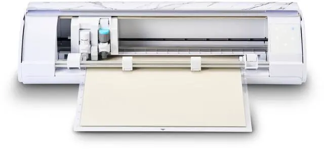 Alt view image 2 of 3 - Silhouette CAMEO5 (Alpha) 12" Smart Cutting Machine - Bianco Carrara
