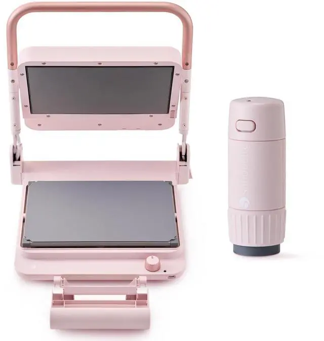 Alt view image 3 of 6 - Silhouette Cloche Heat Press Machine with Petite Press Attachment - 10"x 6" - Chiffon Pink