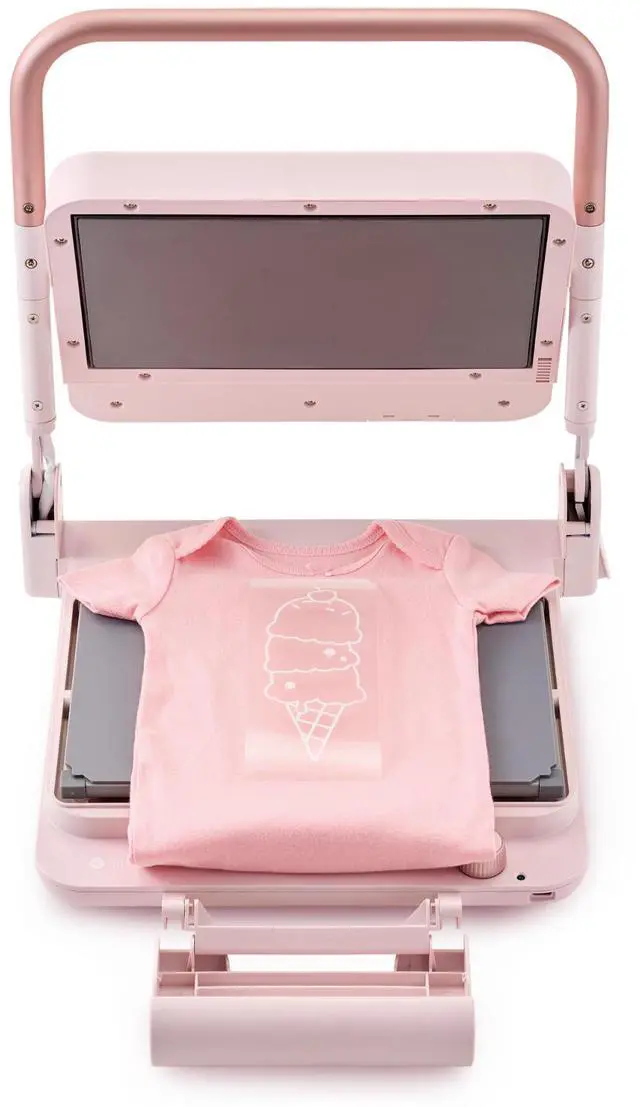 Alt view image 4 of 6 - Silhouette Cloche Heat Press Machine with Petite Press Attachment - 10"x 6" - Chiffon Pink