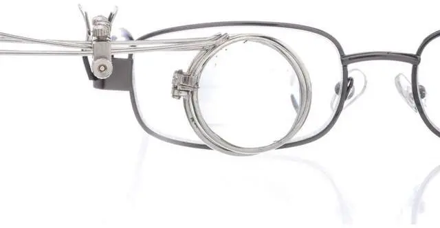 Alt view image 5 of 7 - Jeweller's Eye Loupe 3.3X, 6.6X, 9.9X Triple Ocular Clip on Glasses Magnifier