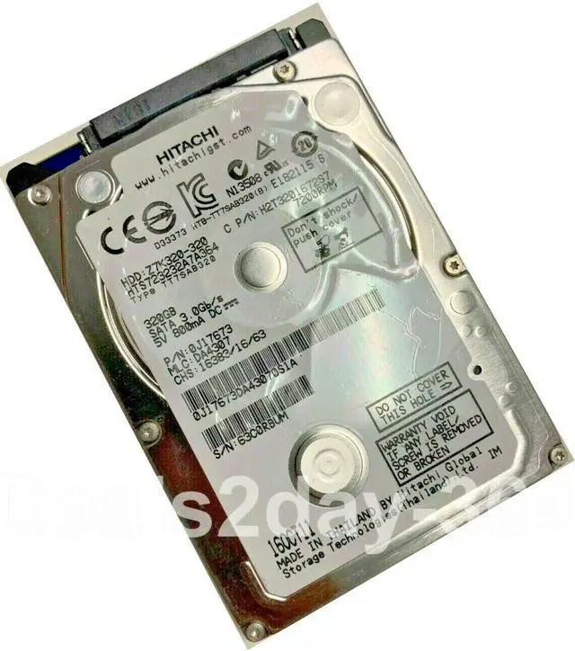 Alt view image 3 of 5 - Hitachi Travelstar Z7K320 HTS723232A7A364 320 GB 2.5' Internal Hard Drive - 20 Pack