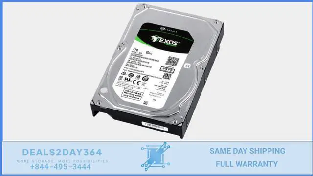 Alt view image 4 of 5 - ST4000NM003A Seagate Exos 7E8 4TB 7.2K RPM SAS 12Gbps 3.5" 256MB HDD NEW