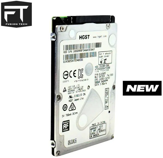 Main image of Hitachi HTS545050A7E680 0J30005 500GB 5400RPM 6Gbps 2.5"SATA LaptopHDD HardDrive