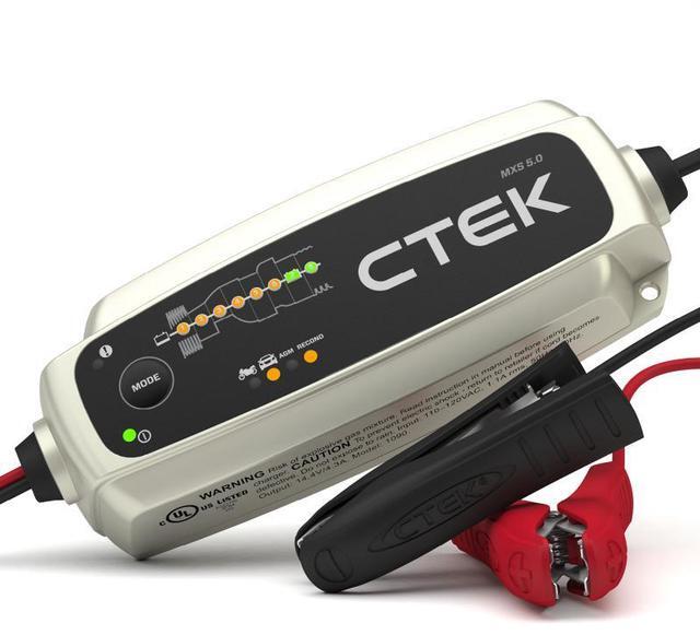 Alt view image 6 of 6 - CTEK - 40-206 MXS 5.0 Fully Automatic 4.3 amp Battery Charger and Maintainer 12V (40-206) (40-206)