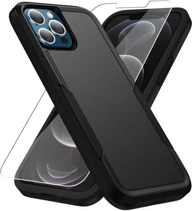 Main image of Entronix Bundle Compatible with iPhone 11 Pro - Soft-Touch Dual-Layer Case & 1 Clear Screen Protector