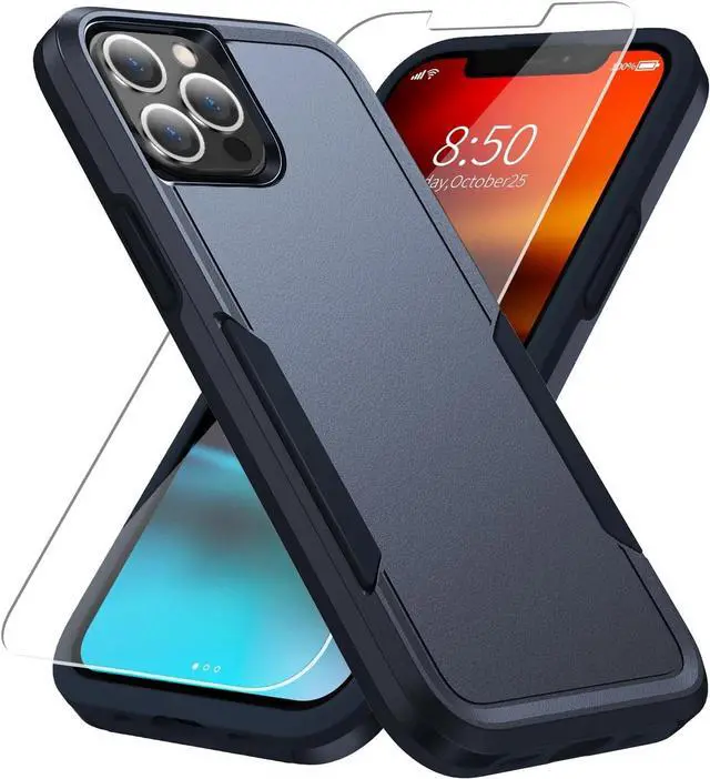 Alt view image 2 of 7 - Entronix Bundle Compatible with iPhone 11 Pro - Soft-Touch Dual-Layer Case & 1 Clear Screen Protector