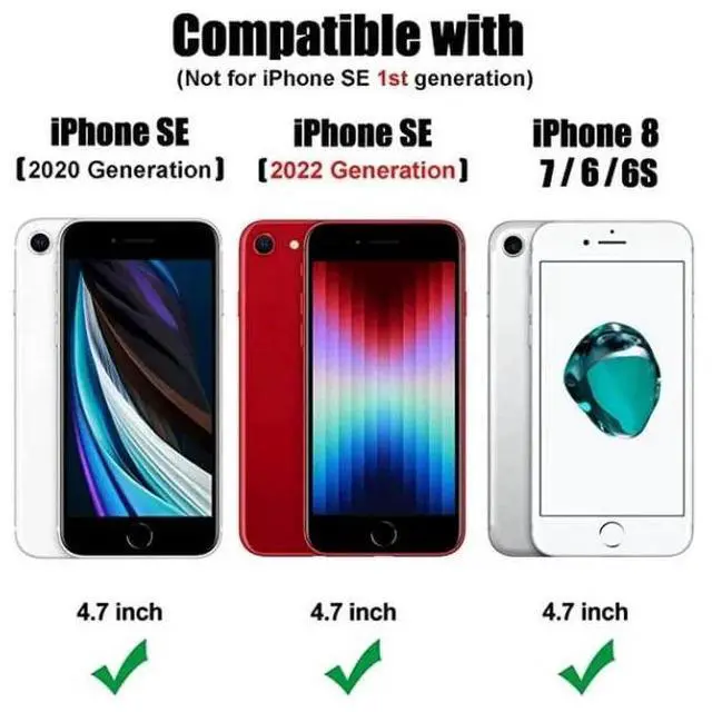Alt view image 2 of 7 - Entronix Bundle Compatible with iPhone 8/7/SE - Soft-Touch Dual-Layer Case & 1 Clear Screen Protector
