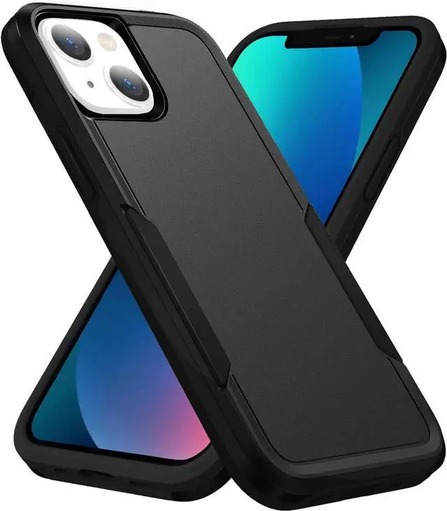 Alt view image 2 of 7 - Entronix Case Compatible with iPhone 13 - Soft-Touch Dual-Layer Sleek Cover