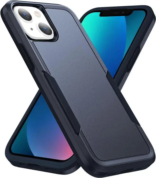 Alt view image 3 of 7 - Entronix Case Compatible with iPhone 13 - Soft-Touch Dual-Layer Sleek Cover
