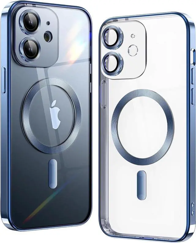 Alt view image 3 of 7 - Entronix [Magnetic] Case Compatible with iPhone 11 - [Clear Back] Luxury Glossy Cover