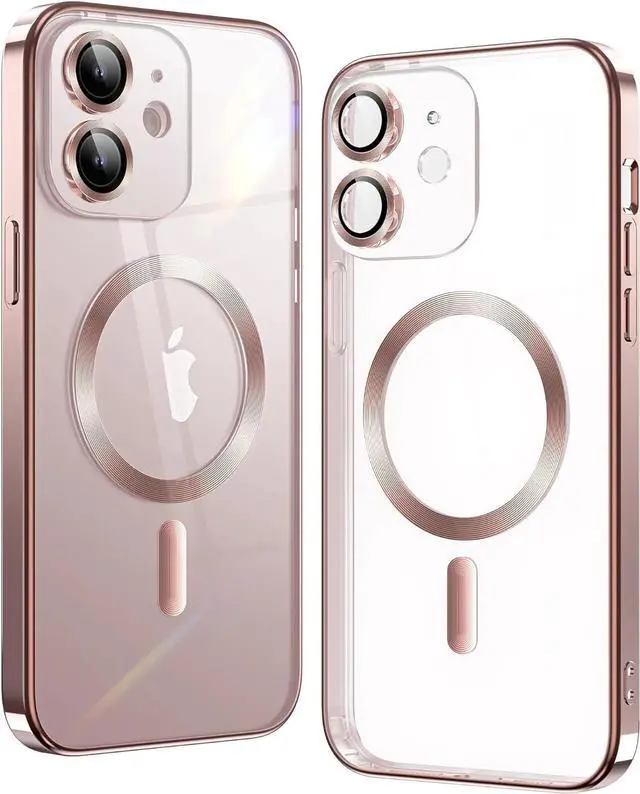 Alt view image 4 of 7 - Entronix [Magnetic] Case Compatible with iPhone 11 - [Clear Back] Luxury Glossy Cover