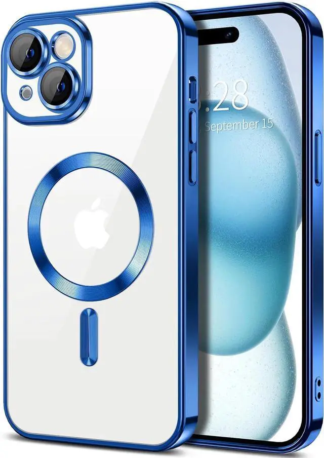 Alt view image 3 of 7 - Entronix [Magnetic] Case Compatible with iPhone 14 Pro Max - [Clear Back] Luxury Glossy Cover