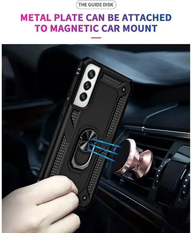 Alt view image 6 of 7 - Entronix Galaxy Z Fold 4 Case - Guard Ring Holder, Dual Layer Protection