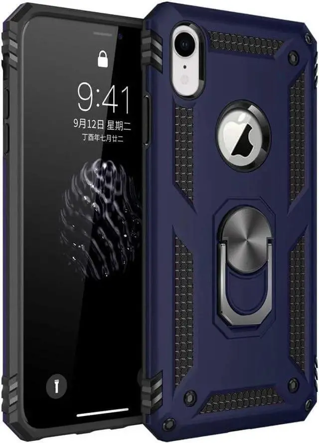 Alt view image 3 of 7 - Entronix iPhone XR Case - Guard Ring Holder, Dual Layer Protection