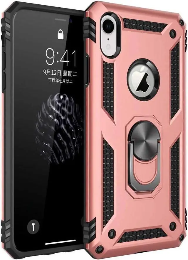 Main image of Entronix iPhone XR Case - Guard Ring Holder, Dual Layer Protection