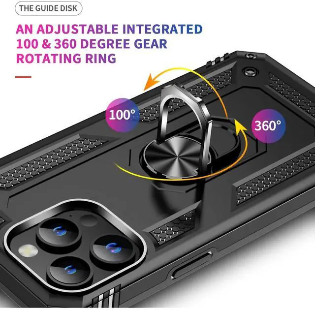 Alt view image 7 of 7 - Entronix iPhone XR Case - Guard Ring Holder, Dual Layer Protection