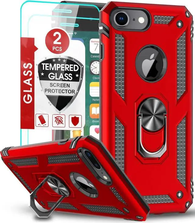 Alt view image 4 of 7 - Entronix iPhone 8/7/SE Case - Guard Ring Holder & 2 Clear Screen Protectors