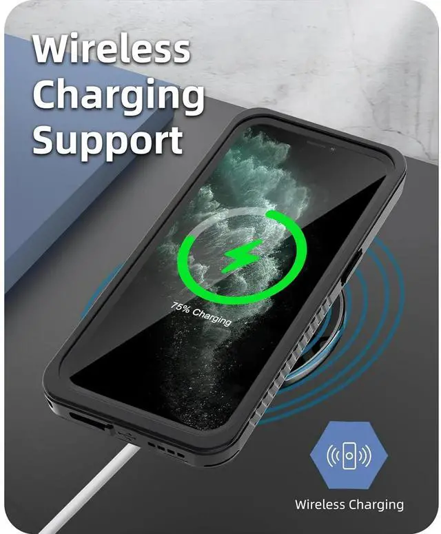 Alt view image 4 of 5 - Entronix Case Compatible with iPhone XR - IP68 Waterproof Protection