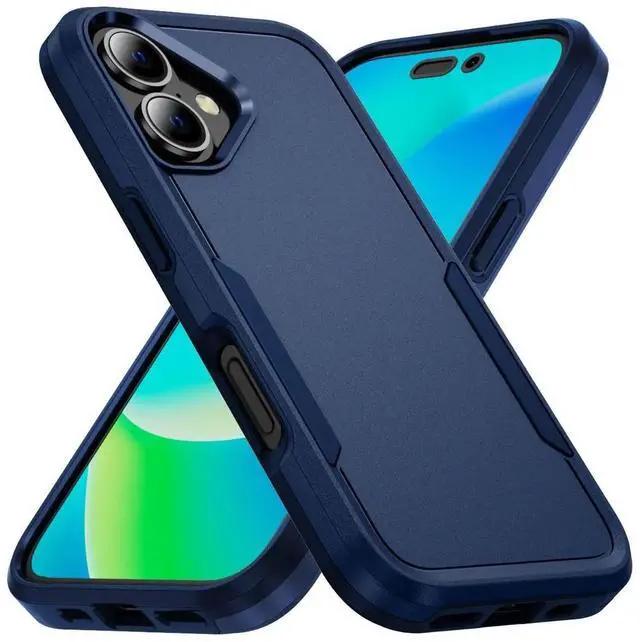 Alt view image 3 of 7 - Entronix Case Compatible with iPhone 16 - Soft-Touch Dual-Layer Sleek Cover