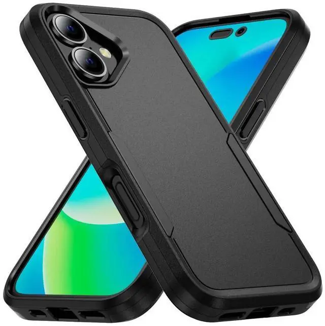 Alt view image 2 of 7 - Entronix Case Compatible with iPhone 16 - Soft-Touch Dual-Layer Sleek Cover